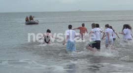 Whitley Bay Boxing Day Swim 2012