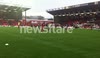 Bristol City Players Warming Up Before Peterborough