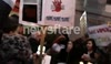 Protest against rape violence in India before London Indian Embassy