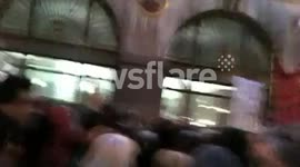 Protest against rape violence in India before London Indian Embassy