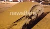 Traffic Chaos in Cleethorpes In Snow