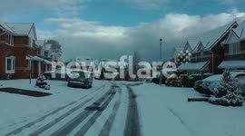 Snow - Alnwick - Northumberland