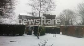 London snowy day 18th Jan