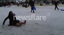 Snowfall in Bristol Fri 18-01-2013