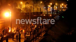 Near Tahrir, Clashes Continue Into the Night