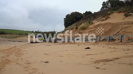 local cornish man builds own coastal defence against coastal errosion