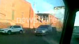 The devastation caused by a meteorite