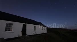 Irish Cottage Moonlight & Stars Time Lapse