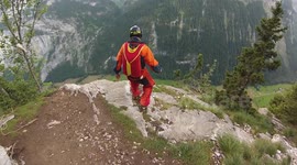 dumpster base jump tree landing