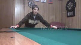 Epic Pool Trick Fail!