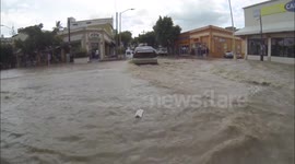 Flash floods hit La Paz, Mexico