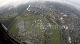 Reading Festival 2014 site from the air
