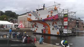 Deep Water Soloing Competition in Exeter