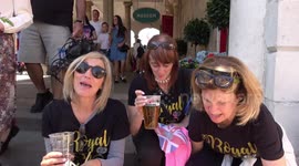 American royal revellers give their verdict on wedding