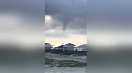 Man captures funnel cloud forming over Alabama