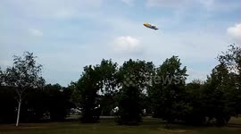 Zeppelin over Prague
