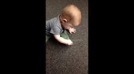 Sweet little Baby Declan Flips the Bird