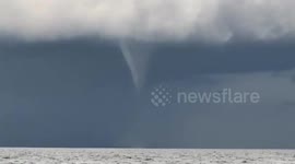 Funnel cloud spotted off the coast of Thailand