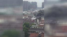 China fireworks warehouse goes up with a bang