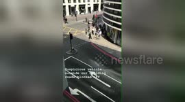 Newsflare Edit - Currently happening on Fenchurch Street, this is so scary! #London https://t.co/lNHdlweJ26