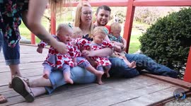 The Driskell Quintuplets First Birthday Cake Smash