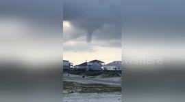 Man captures funnel cloud forming over Alabama