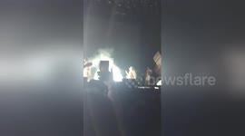 Newsflare Edit - Kendrick Lamar kicks white girl off stage