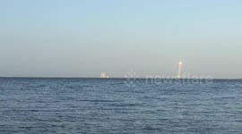 NASA Space Station Satellite Launch