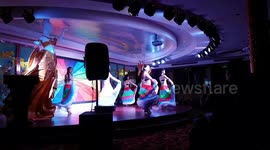 Chinese cruise ship staff seductive dancing