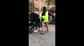 Boy left upset when mum leaves him behind to film Kim Kardashian at Disneyland