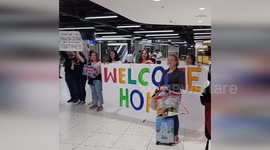 Irish diaspora arrives at Dublin airport ahead of historic abortion referendum
