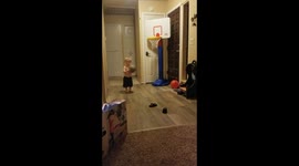 My 2 year old son playing basketball next NBA star!