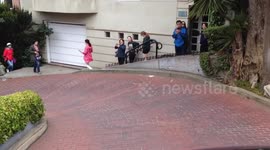 Driving Down Lombard Street (San Francisco) California
