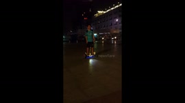 Funny Fortnite Dance with hoverboard