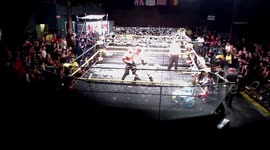 INSANE TANGLED WEB BARBED WIRE PRO WRESTLING DEATHMATCH!!!