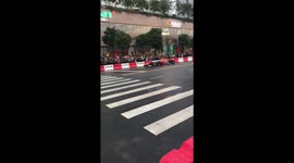F1 Supercar drifting in Sala City