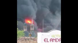 Massive blaze at Germany's biggest theme park