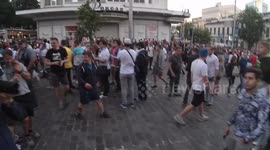 Dynamo Kiev supporters filmed stealing Liverpool fan's scarf ahead of final