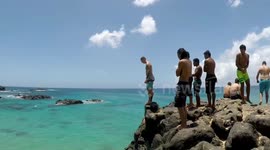 Waimea bay north shore oahu