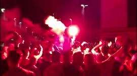 Liverpool fans dance and sing despite loss in Champions League final