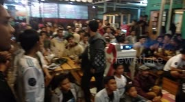 Tension between Liverpool and Real fans at Indonesian cafe