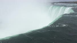 Niagara falls in slow motion