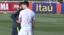 Brazil get a boost ahead of the World Cup as Neymar trains
