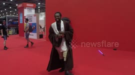 Dancing Jedi at 2018 MCM London Comic Con