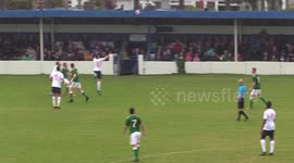 English keeper makes textbook fail in amateur match against Ireland