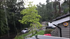 Flash Flooding in Welwyn Hertfordshire  27th May 2018