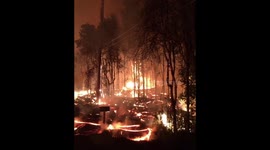 Burning Road From Lava