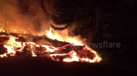 Lava on Road
