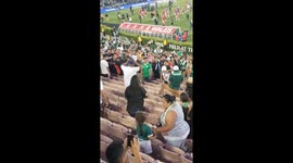 Quick Fight at the Mexico vs Wales game