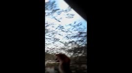 Alien craft falling from sky